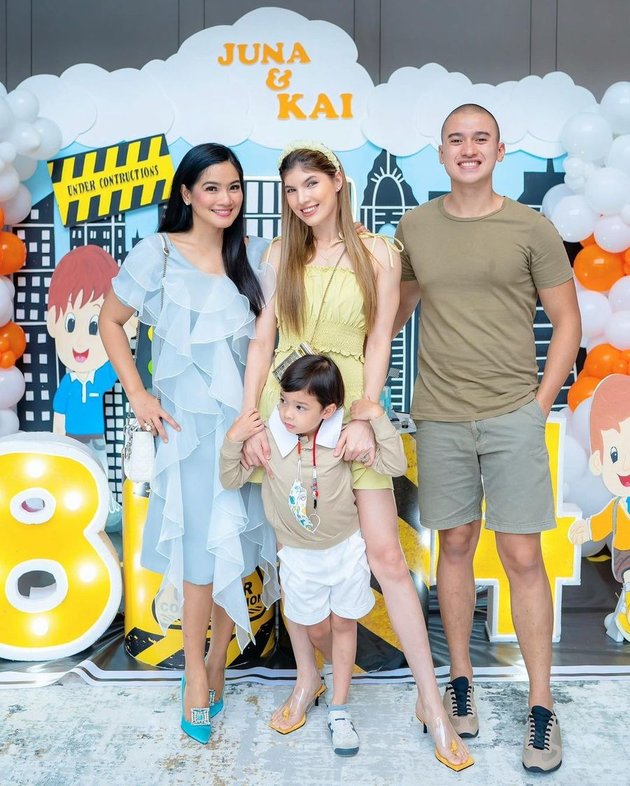 Lively Attended by Celebrities, 10 Photos of Juna and Kai's Birthday Party - Holding a Pool Party at Home