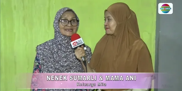 Ibu dan Nenek Mila Dangdut Academy 7 