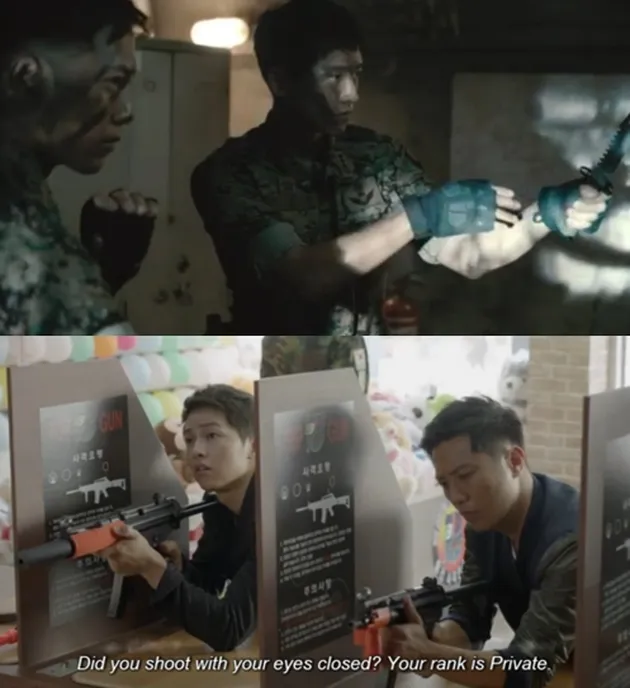 Song Joong Ki &amp; Jin Goo Descedants of the Sun
