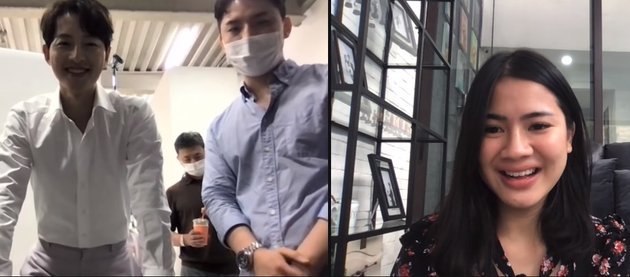 Felicya Angelista's Moment of Video Call with Song Joong Ki, Her Craving Fulfilled and Speechless