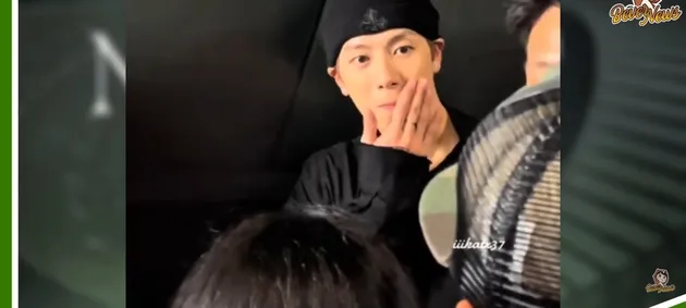 Jackson Wang tampak kesal