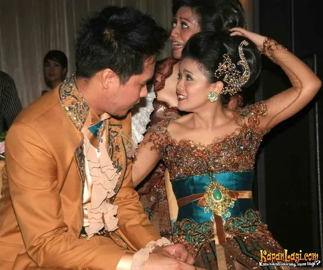resepsi nirina - ernest cokelat