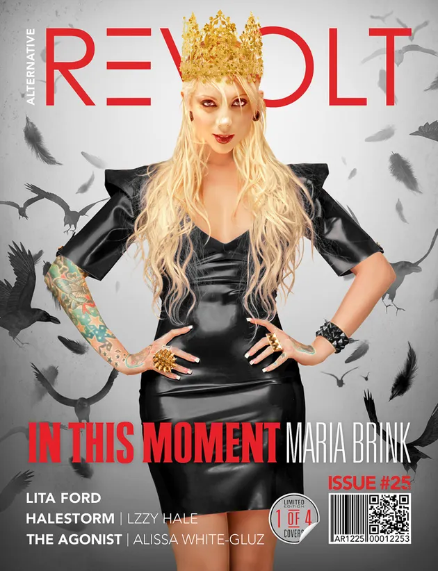 Vokalis band In This Moment, Maria Brink telah menjadi salah satu perempuan metal modern yang paling populer.