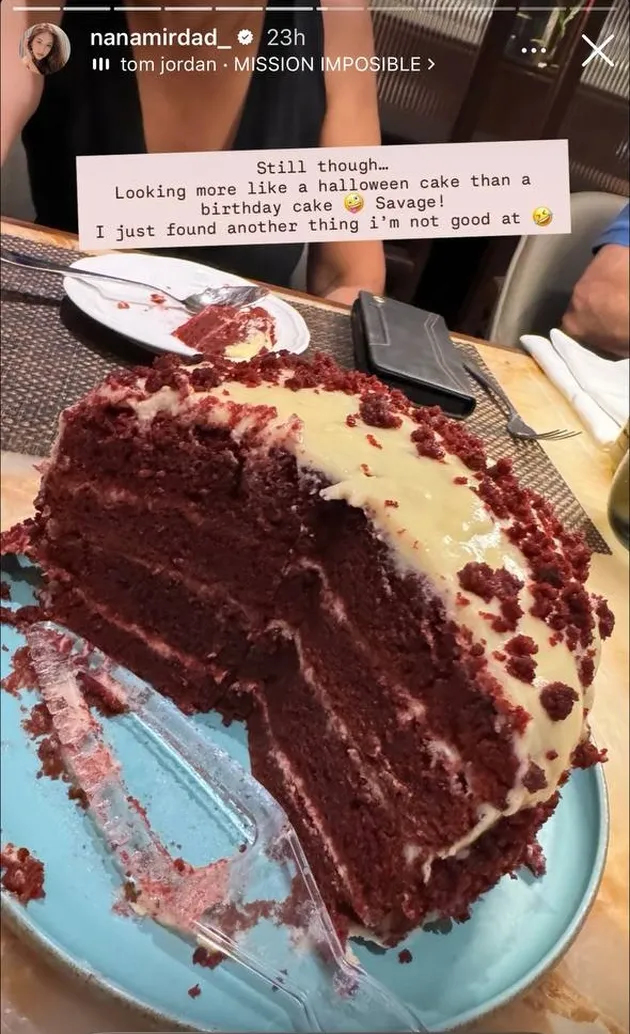 Nana me-roasting kuenya