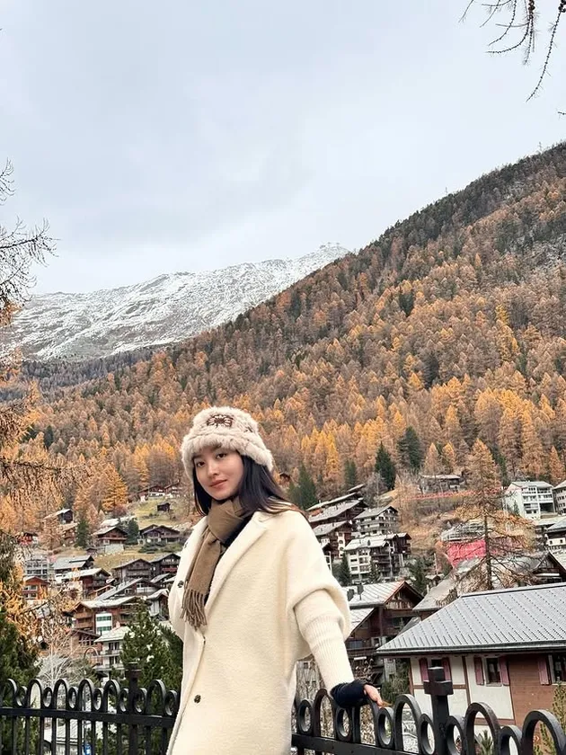 Natasha Wilona foto di Zermatt