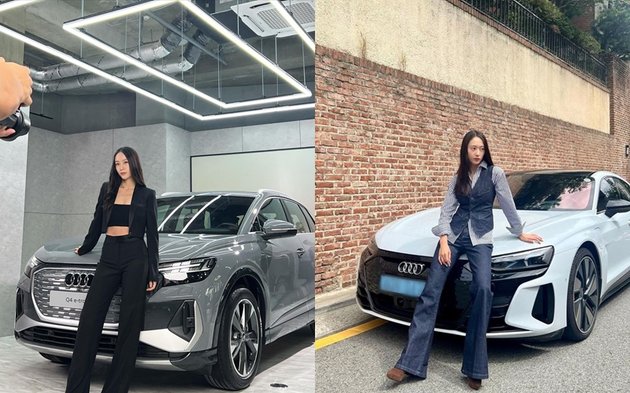 Next Level! Photos of Krystal Jung as the Brand Ambassador for AUDI, Radiating Chic Charm at Events