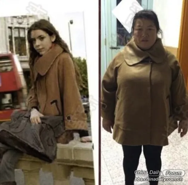 foto beda baju toko online vs nyata