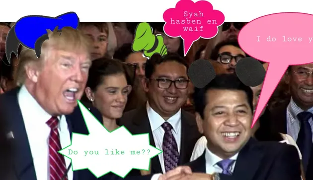 Ngakak Ini Meme Lucu Fadli Zon Setya Novanto Ketemu Donald Trump Kapanlagi Com