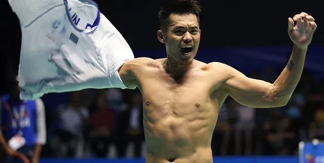 asian games 2018, jonatan christie buka baju, jonatan christie asian games