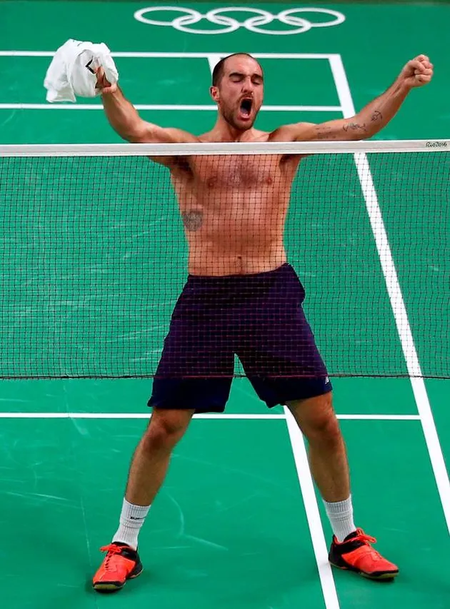 asian games 2018, jonatan christie buka baju, jonatan christie asian games