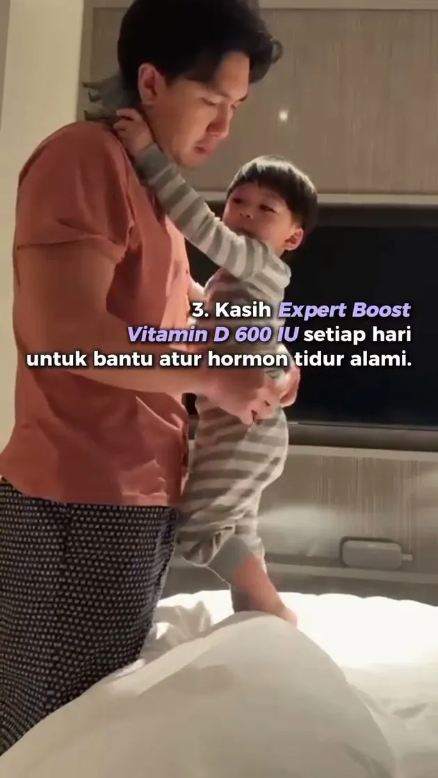 Rutinitas ketiga Issa sebelum tidur