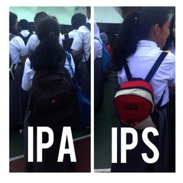 foto meme anak IPA vs IPS