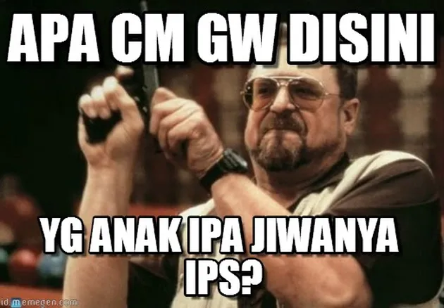 foto meme anak IPA vs IPS