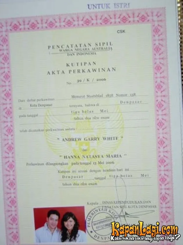 Nana Mirdad dan Andrew White