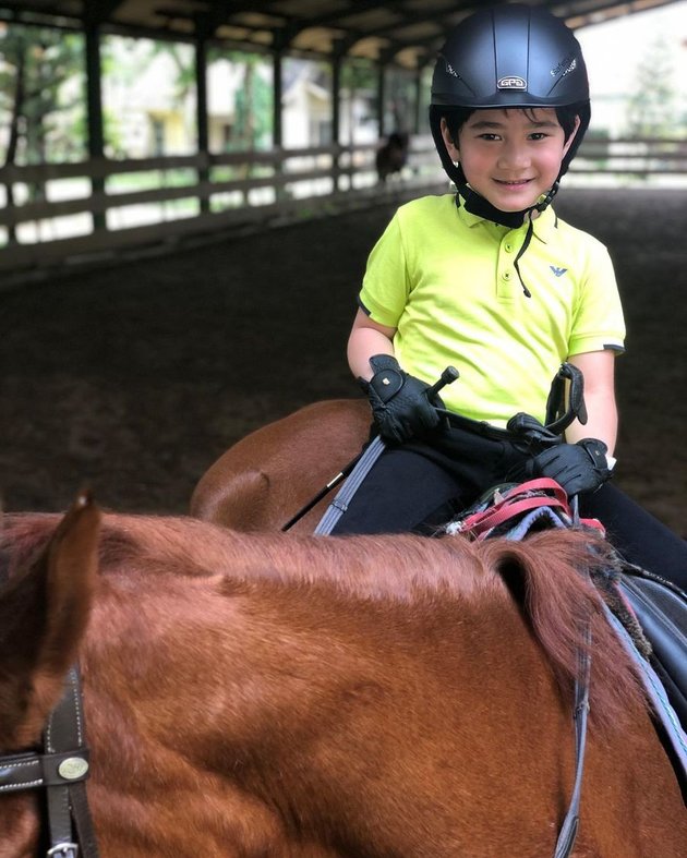 Tidak semua orang bisa belajar menunggang kuda seperti Rafathar. Selain harga kuda yang mahal, perlengkapan berkuda pun nggak murah.