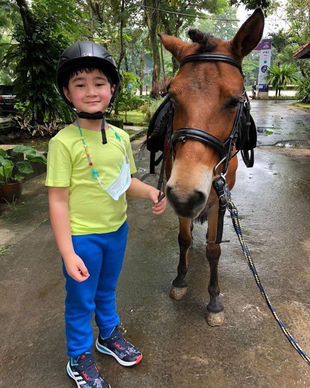 Sports Sultan's Child, Check Out a Series of Handsome Rafathar's Photos While Horseback Riding