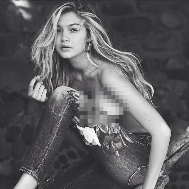 Foto Seksi Gigi Hadid