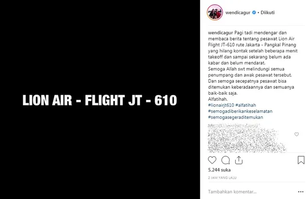 Pesawat Lion Air JT610