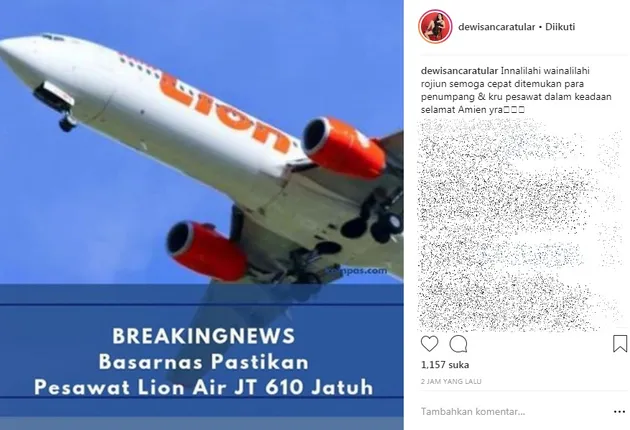 Pesawat Lion Air JT610