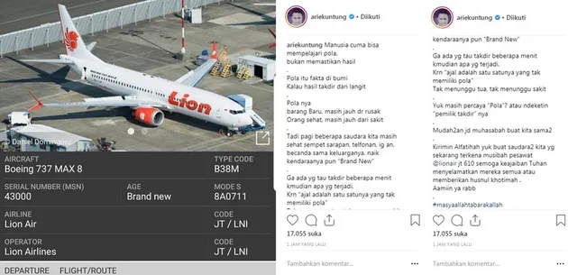 Pesawat Lion Air JT610
