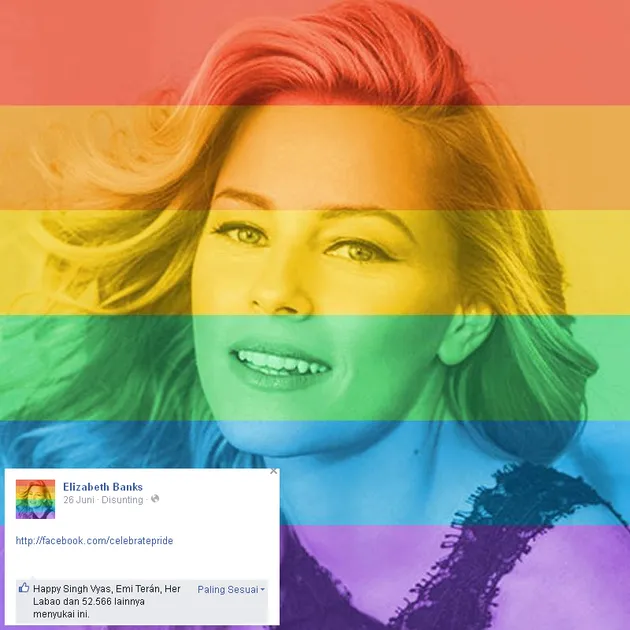 seleb pendukung LGBT, #LoveWins
