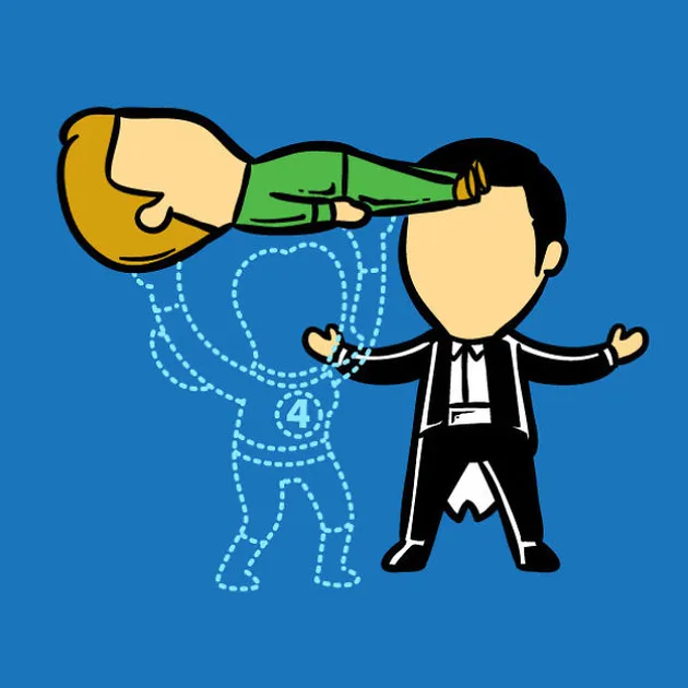 Superhero bekerja