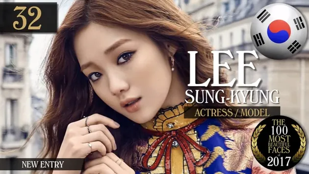 bintang korea di most beautiful faces 2017