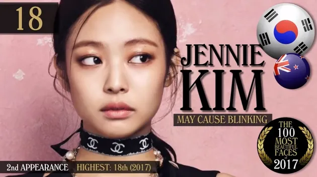 bintang korea di most beautiful faces 2017