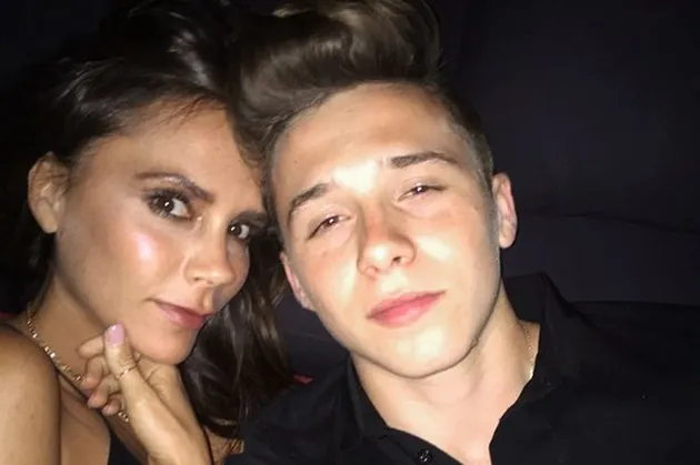 Brooklyn &amp; Victoria Beckham