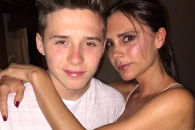 Brooklyn &amp; Victoria Beckham