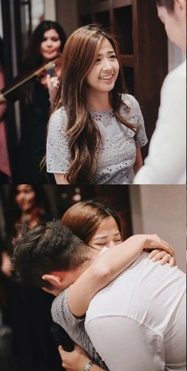 foto lamaran pertunangan Franda - Samuel Zylgwyna