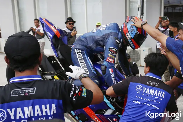 Pembalap Yamaha Selebrasi Mandallika