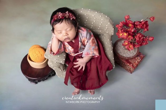 Newborn Baby Mikhaela's Photoshoot: From Tinkerbell to Hanbok, Just Like a Korean Child
