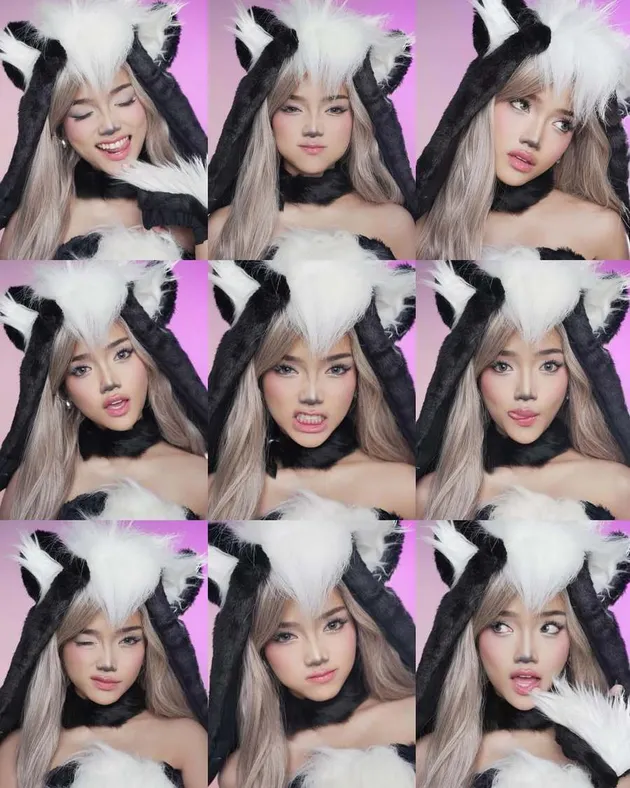 Berbagai ekspresi Fuji