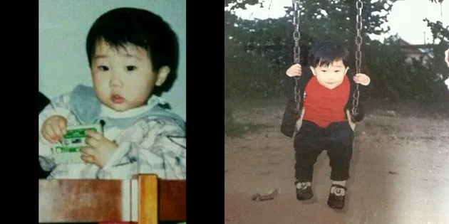 foto masa kecil idol k-pop, foto masa kecil leader idol k-pop