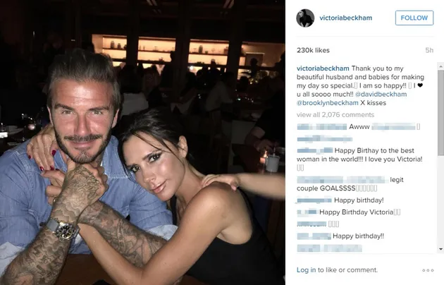 Victoria Beckham ulang tahun