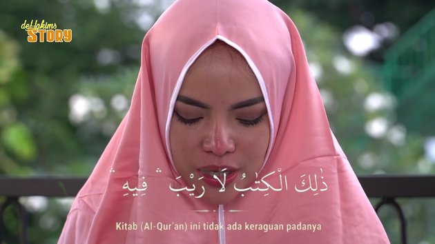 Once Sold Underwear for Rp50 Million and Almost Naked During PPKM, Here are 7 Portraits of Dinar Candy Appearing Syar'i Reading the Quran - Making Irfan Hakim Cry 