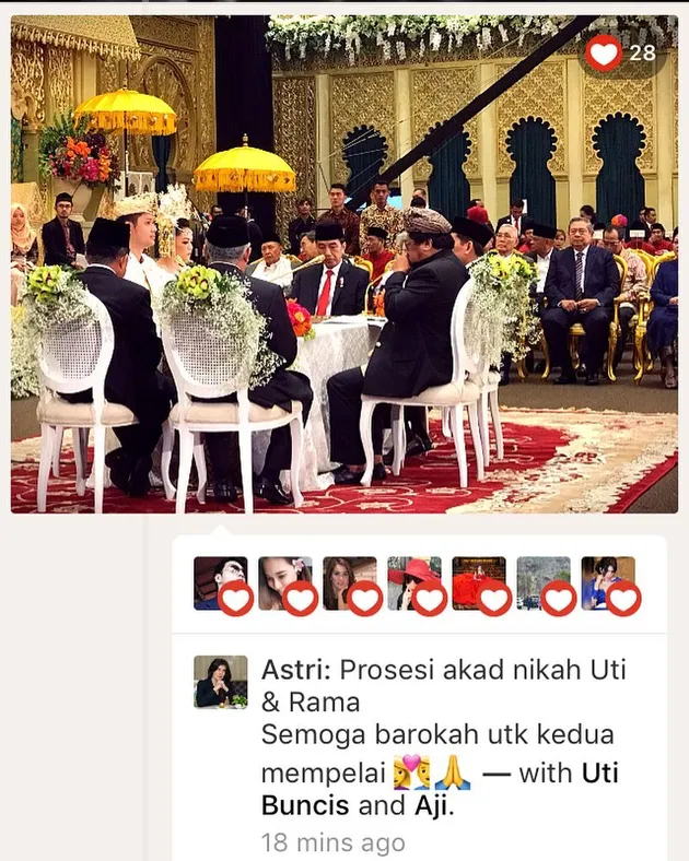 Pernikahan Uti Buncis mantan Tarra Budiman