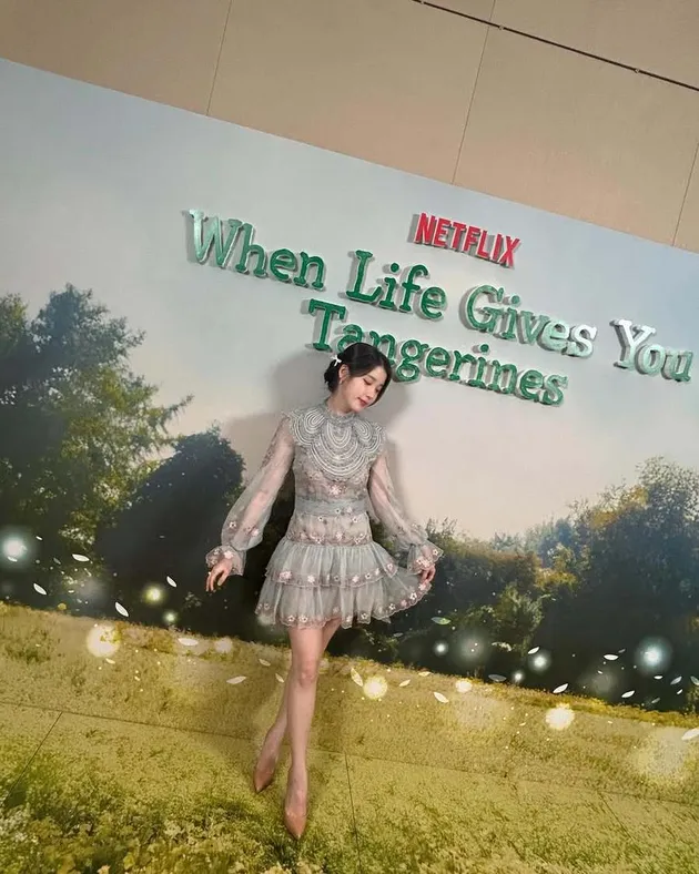 IU di Konferensi Pers WHEN LIFE GIVES YOU TANGERINES