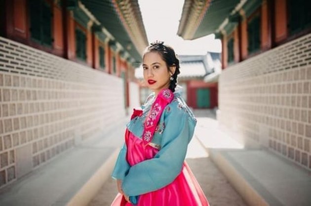 The Charm of a Row of Beautiful Indonesian Celebrities Wearing Hanbok, from Pevita Pearce to Natasha Wilona Perfect for Acting in Korean Dramas