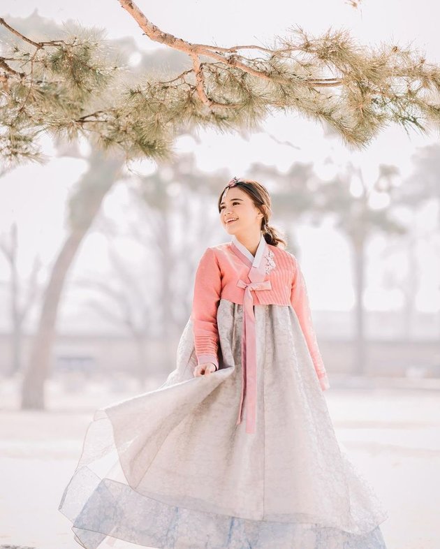 The Charm of a Row of Beautiful Indonesian Celebrities Wearing Hanbok, from Pevita Pearce to Natasha Wilona Perfect for Acting in Korean Dramas