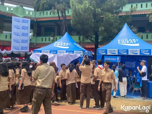 Press Conference Bintang SMA 2023 di SMAN 34 Jakarta pada Rabu (30/8)