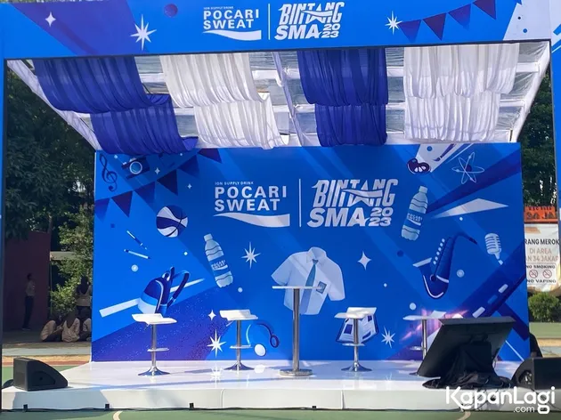Press Conference Bintang SMA 2023 di SMAN 34 Jakarta pada Rabu (30/8)