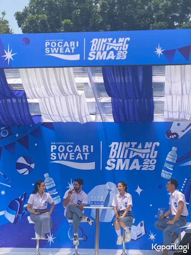 Press Conference Bintang SMA 2023 di SMAN 34 Jakarta pada Rabu (30/8)