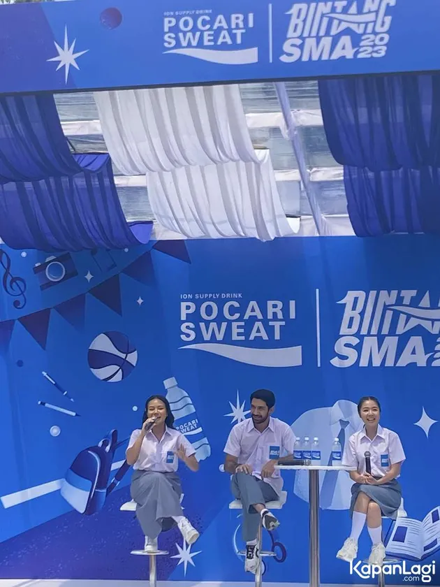 Press Conference Bintang SMA 2023 di SMAN 34 Jakarta pada Rabu (30/8)