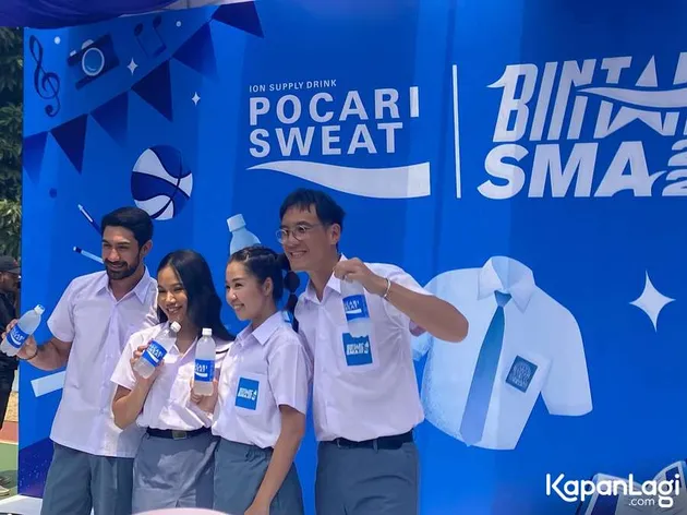 Press Conference Bintang SMA 2023 di SMAN 34 Jakarta pada Rabu (30/8)