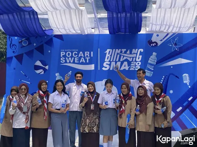 Press Conference Bintang SMA 2023 di SMAN 34 Jakarta pada Rabu (30/8)