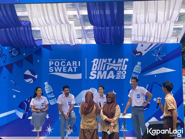 Press Conference Bintang SMA 2023 di SMAN 34 Jakarta pada Rabu (30/8)
