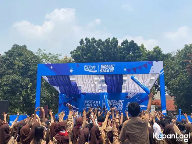 Press Conference Bintang SMA 2023 di SMAN 34 Jakarta pada Rabu (30/8)