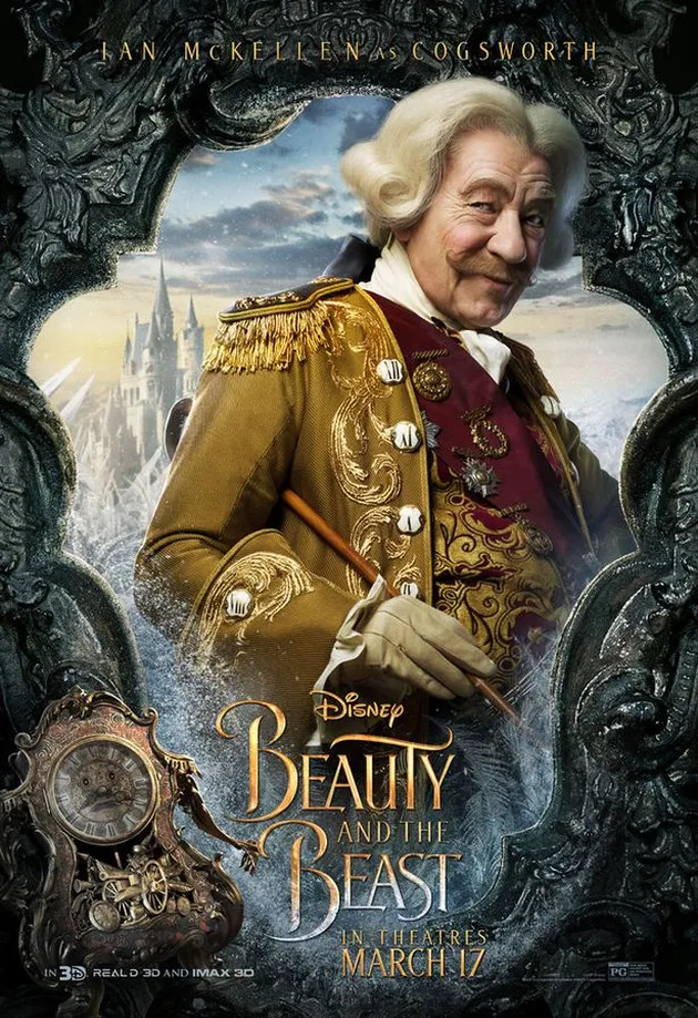 poster karakter beauty and the beast